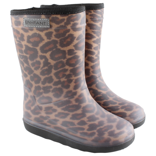 Termočižmy zateplené ovčím rúnom LEO BLACK ENFANT  |EN*FANT